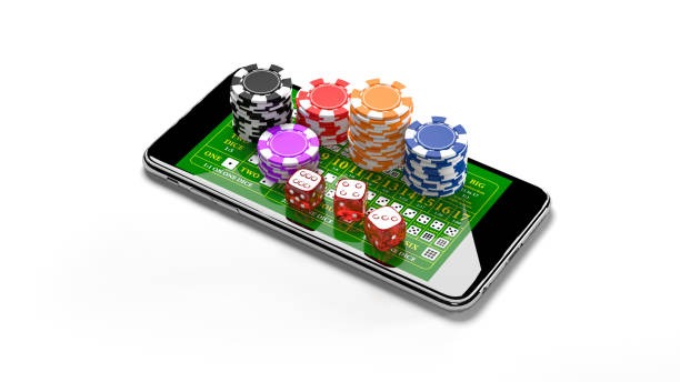 slot bom mobile app interface showing account dashboard and game menu